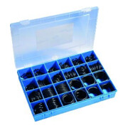 O-Ring-BOX H, MVQ70 (Silikon) metrisch, 386St 30 Abmessungen, 3x2 bis 45x4