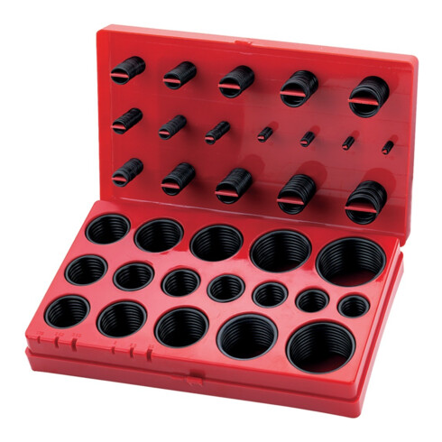 O-Ring BOX K, NBR 70, NBR 70, pouces, 407 pièces, 32 dimensions, 2,9x1,78 à