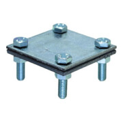 Obermoser Connecteur croisé 60x60x4 M8x25 zingué Fl/fl