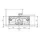 Objektband Tectus® TE 540 3D STA Edelstahl-Look 120kg DIN L/R stu.Tür