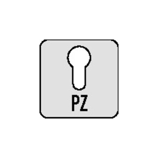 Objektgarnitur 72 1070 ma 6204 f. TS 47-48mm Rosetten-Drückergarnitur