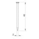 OBO Bettermann Aiguille en acier trempé 2×40 mm acier brut 362 40 BK