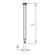 OBO Bettermann Aiguille en acier trempé 2x60 mm acier brut 362 60 BK