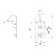 OBO Bettermann Attache de couvercle universelle VA, 1.4310 DKU A2