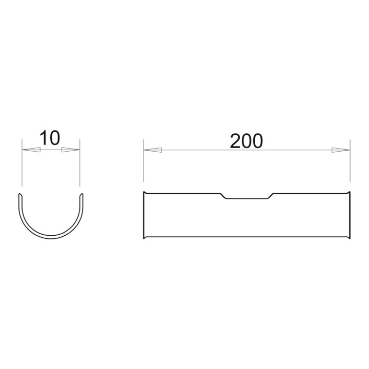 OBO Bettermann Bac à câble long bandé galvanisé 2058 LW 10