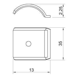 OBO Bettermann Bac de protection 4-8 mm 2058FW M 8 A2
