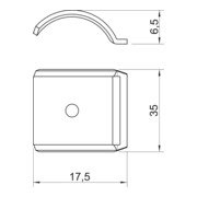 OBO Bettermann Bac de rétention feuillure M 12 FT 2058FW galvanisé-1