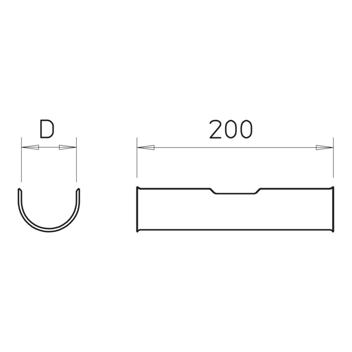 OBO Bettermann Bac long pour câbles band.vz 2058 LW 26
