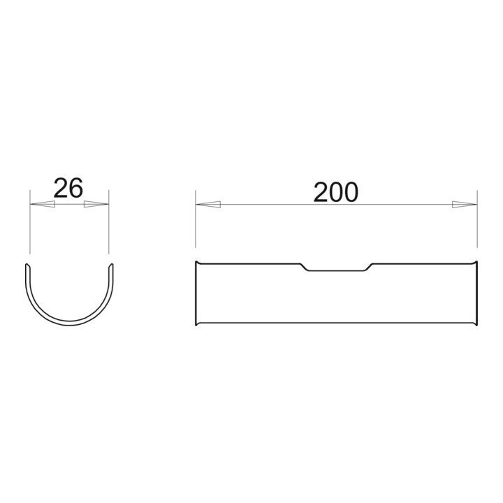 OBO Bettermann Bac long pour câbles band.vz 2058 LW 26