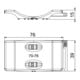 OBO Bettermann Bac universel Vertr combiné pour double bac 2058UW 76 LGR