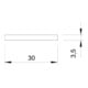 OBO Bettermann Bande d'acier 30×3,5 mm, St, FT 5052 DIN 30X3.5/25kg