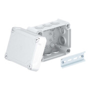 OBO Bettermann Boîte de dérivation câble clair gris, avec couvercle T 100 HD LGR-1