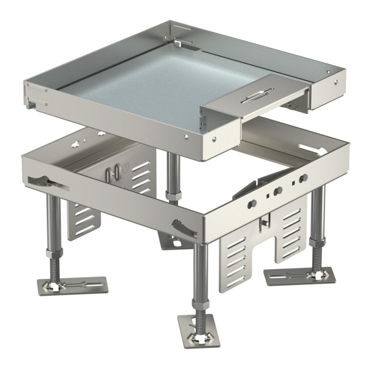 OBO Bettermann Boîte de distribution carrée 200 × 200 mm RKSN2 4 VS 20