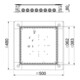 OBO Bettermann Boîte de tirage et de dérivation UZD350-4 R 500x480x80