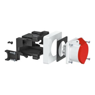 OBO Bettermann Boîte d'encastrement CEE avec prise CEE 16A 71GDCEE16
