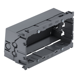 OBO Bettermann Boîte d’encastrement pour appareil 2x RAL7011 71GD7-2
