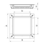 OBO Bettermann Boîte d'encastrement pour GES9/55UV UGD55 250-3 9R-4