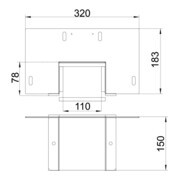 OBO Bettermann Boîtier de raccordement mural I120 70×110mm BSKM-WA 0711-5