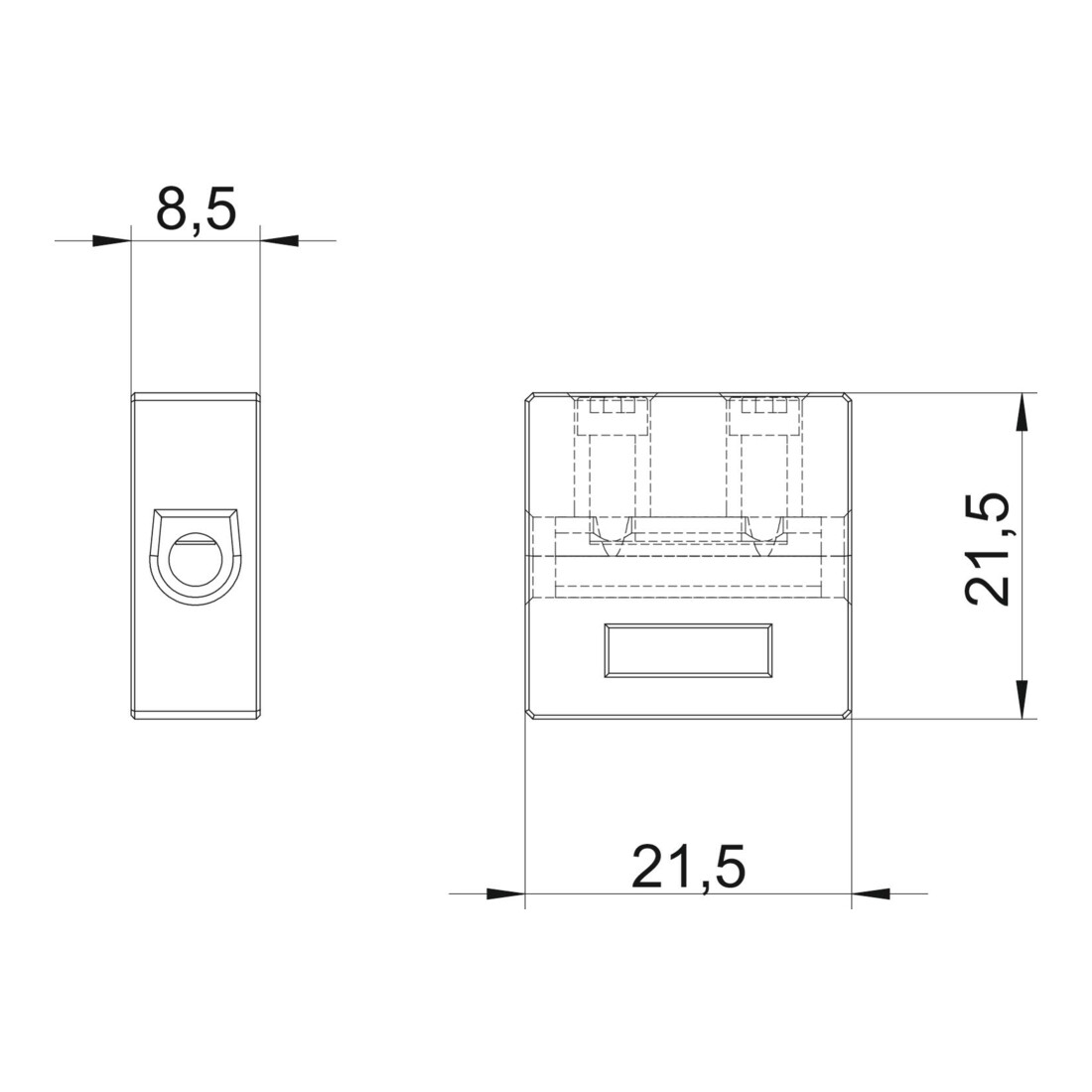 OBO Bettermann Bornier céramique pour FireBox T TK 06