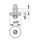 OBO Bettermann Bornier de connexion pour baignoire 928