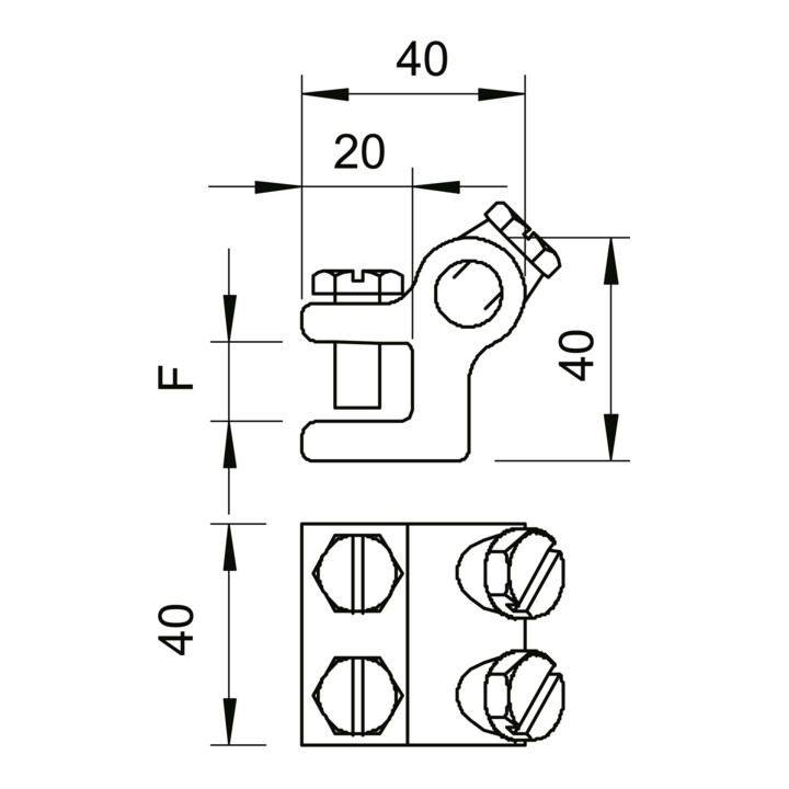 OBO Bettermann Bornier de connexion Vertr vz 272 14