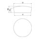OBO Bettermann Bouchon de protection 107 × 70 brun FBA-SN107