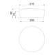 OBO Bettermann Bouchon de protection 200×70 marron FBA-SN200