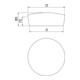 OBO Bettermann Bouchon de protection 78×70 brun FBA-SN78