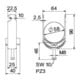 OBO Bettermann Bügelschelle BS-H1-K-58 52-58mm ALU