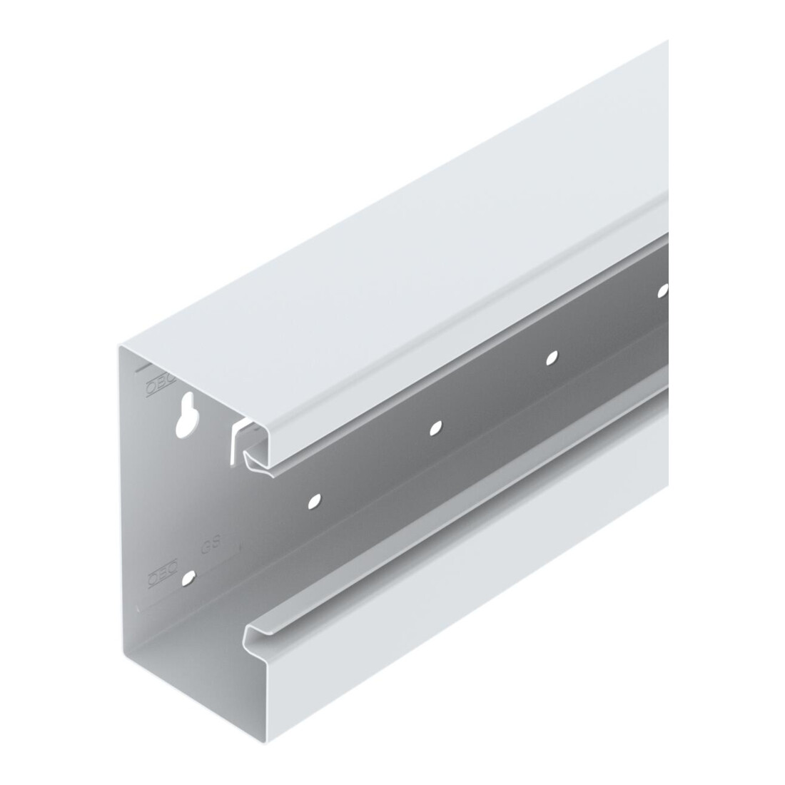 OBO Bettermann Canal d'encastrement pour appareils o. OT 70×130×2000, acier galvanisé GS-A70130RW
