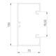 OBO Bettermann Canal d'installation d'appareils sans OT avec perforation au fond GK-70130RW