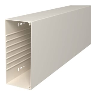 OBO Bettermann Canal mural et plafond sans couvercle 100 × 230 mm, PVC WDK100230CW