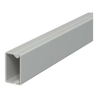 OBO Bettermann Canal mural et plafond sans couvercle 15 × 30 mm, PVC WDK15030GR