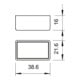 OBO Bettermann Capuchon de protection pour type 1268 CM3518 SK