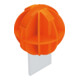 OBO Bettermann Capuchon de protection réfléchissant PE, orange pastel ProtectionBall