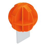 OBO Bettermann Capuchon de protection réfléchissant PE, orange pastel ProtectionBall-1