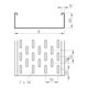 OBO Bettermann Chemin de câble Vertr 60×100 mm MKS 610 FS