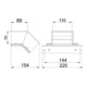 OBO Bettermann Chute d’étage BSKM-EF 0711 70 x 110 mm