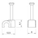 OBO Bettermann Clip Iso-Nagel 6,0 mm forme courte 2006 35 LGR SP