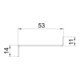 OBO Bettermann Cloison de séparation 54×24×2000 mm GS-TW70