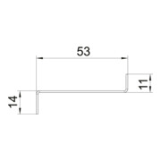 OBO Bettermann Cloison de séparation 54×24×2000 mm GS-TW70-4