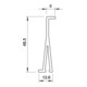 OBO Bettermann Cloison de séparation PVC, gris 2371 60