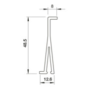 OBO Bettermann Cloison de séparation PVC, gris 2371 60-4