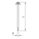 OBO Bettermann Clou en acier IMPU bleu 500 60