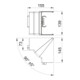 OBO Bettermann Coin intérieur de goulotte 70 × 130 mm rws GK-IH70130RW