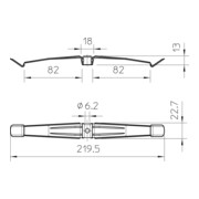 OBO Bettermann Collier de câble VA 1.4310 2033 M A2-4