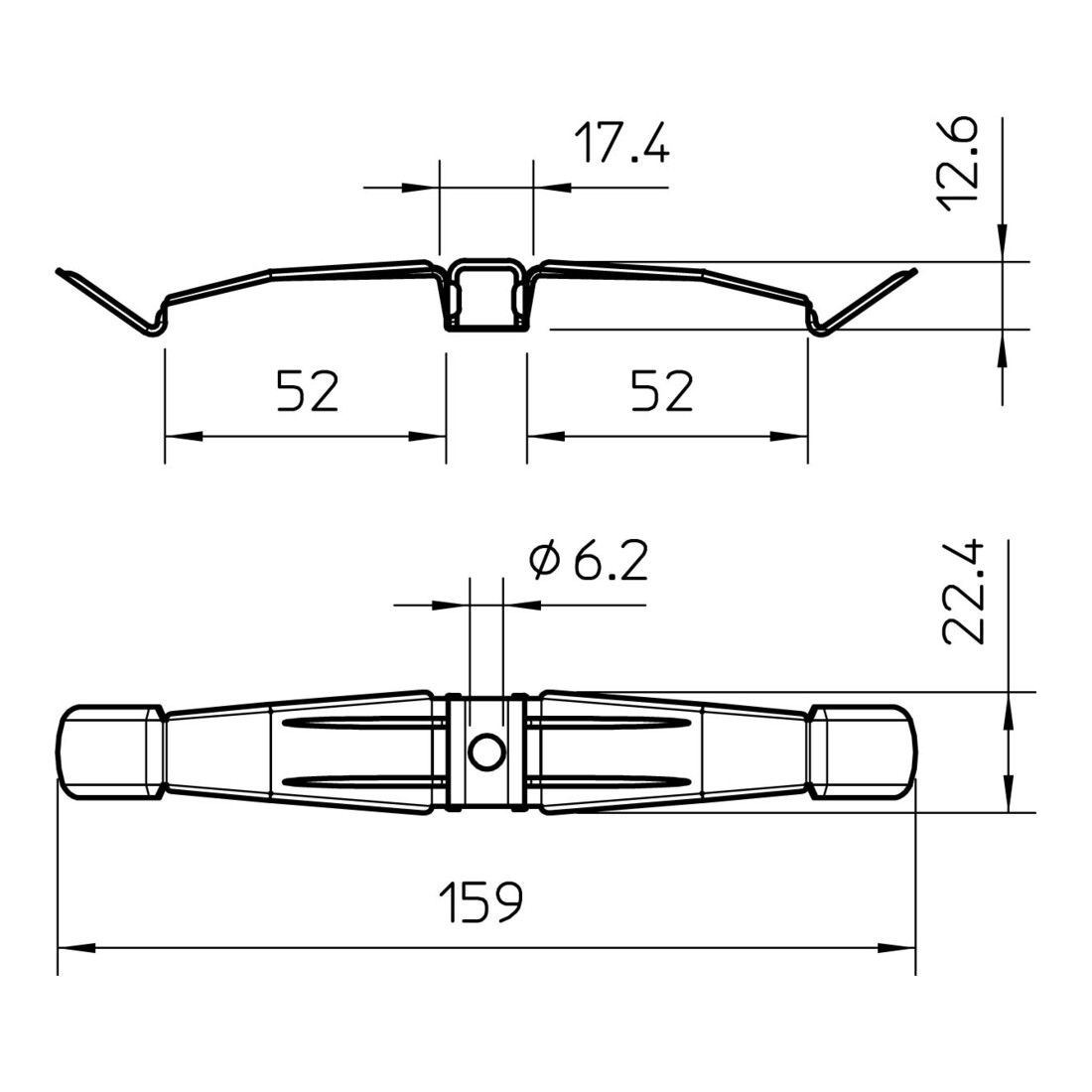 OBO Bettermann Collier de câble VA 1.4310 2034 M A2
