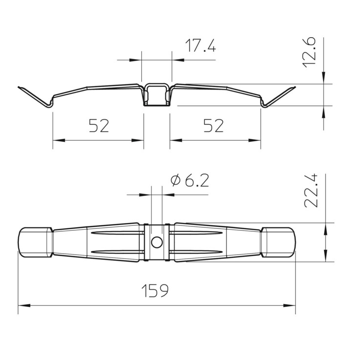 OBO Bettermann Collier de câble VA 1.4310 2034 M A2