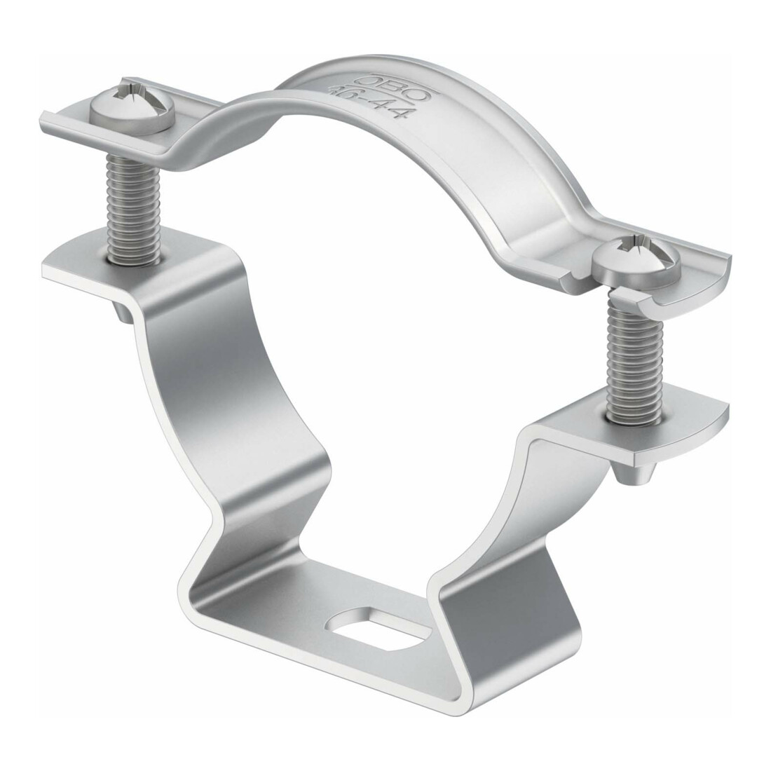 OBO Bettermann Collier de fixation avec trou oblong 25-30 mm ASL 733 30 ALU