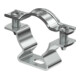 OBO Bettermann Collier de fixation avec trou oblong 25-30 mm ASL 733 30 ALU